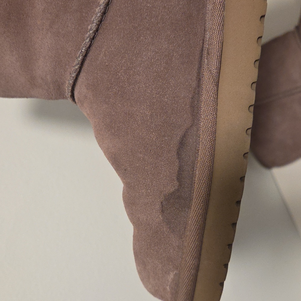 Koolaburra UGG Boots  Suede Victoria Short Winter Boot Sz 7 - Picture 14 of 16